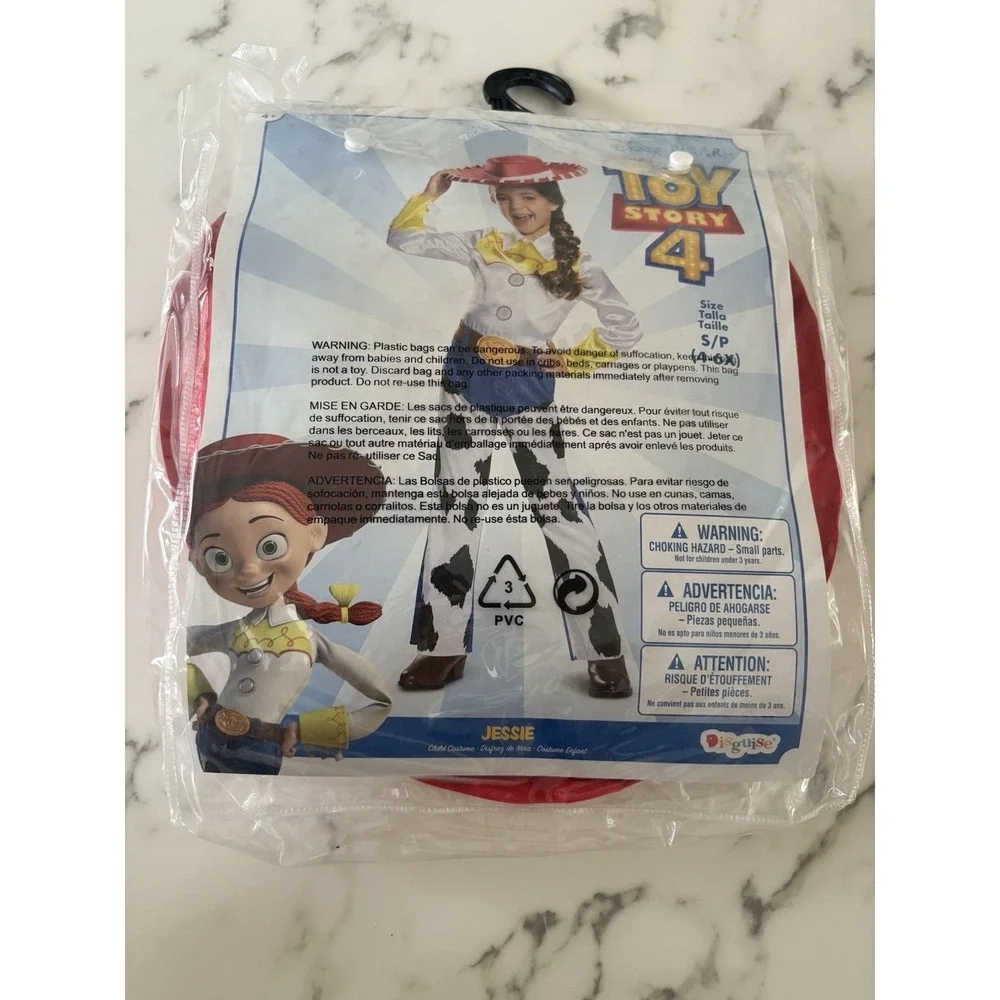 Disney Toy Story 4 Movie Jessie Cowgirl Halloween Costume Size 4-6 Small